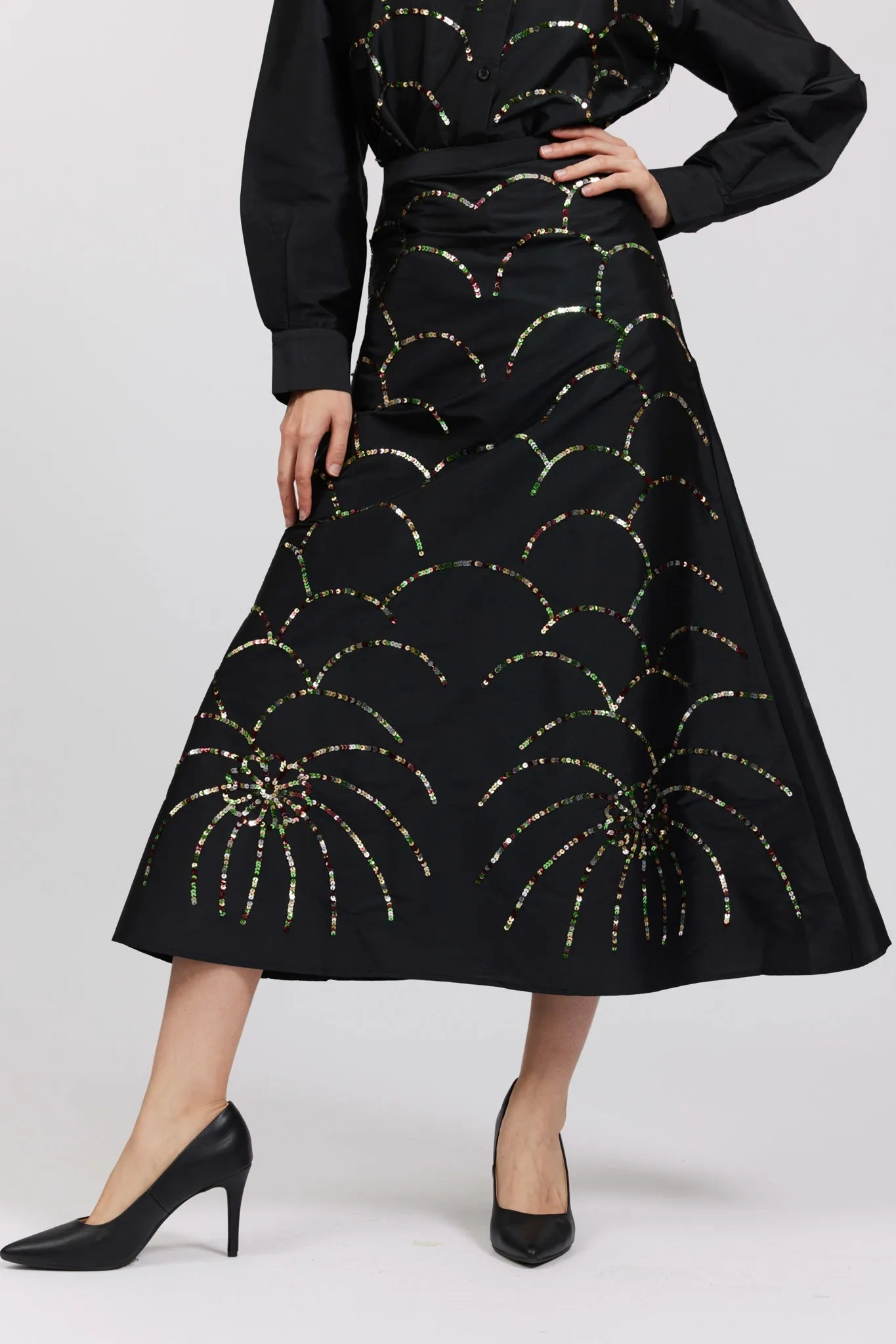 Alison Skirt in Firework Sequins