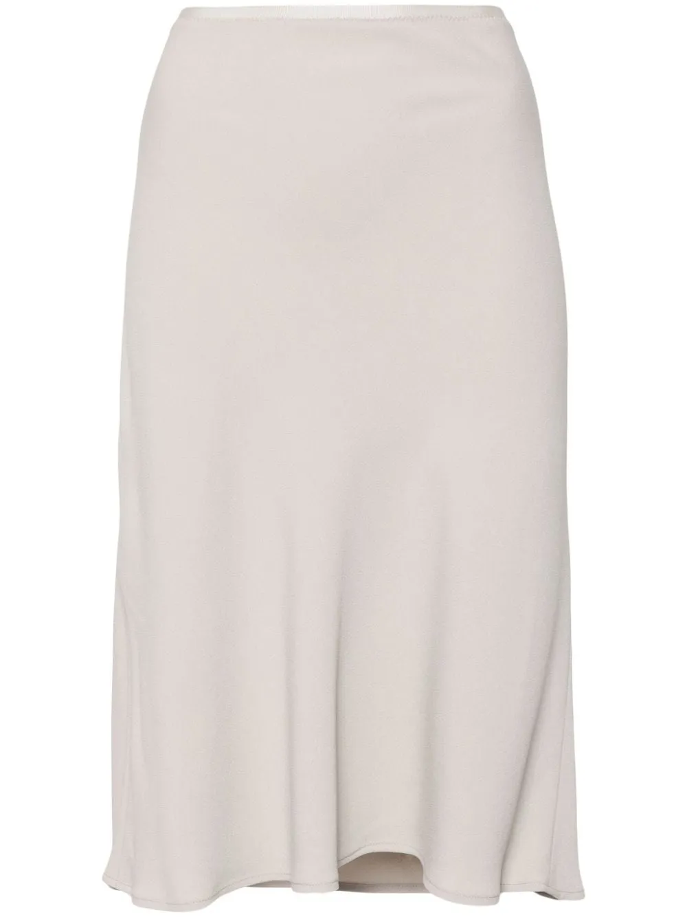 AMI Paris Elasticated Crepe Midi Skirt