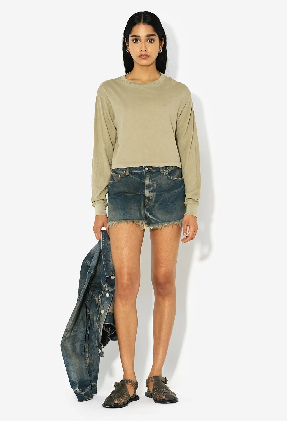 Bronco Denim Skirt / Wilcox