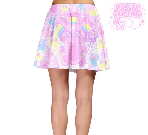 Bubblegum Bunny Skater Skirt [Made To Order]