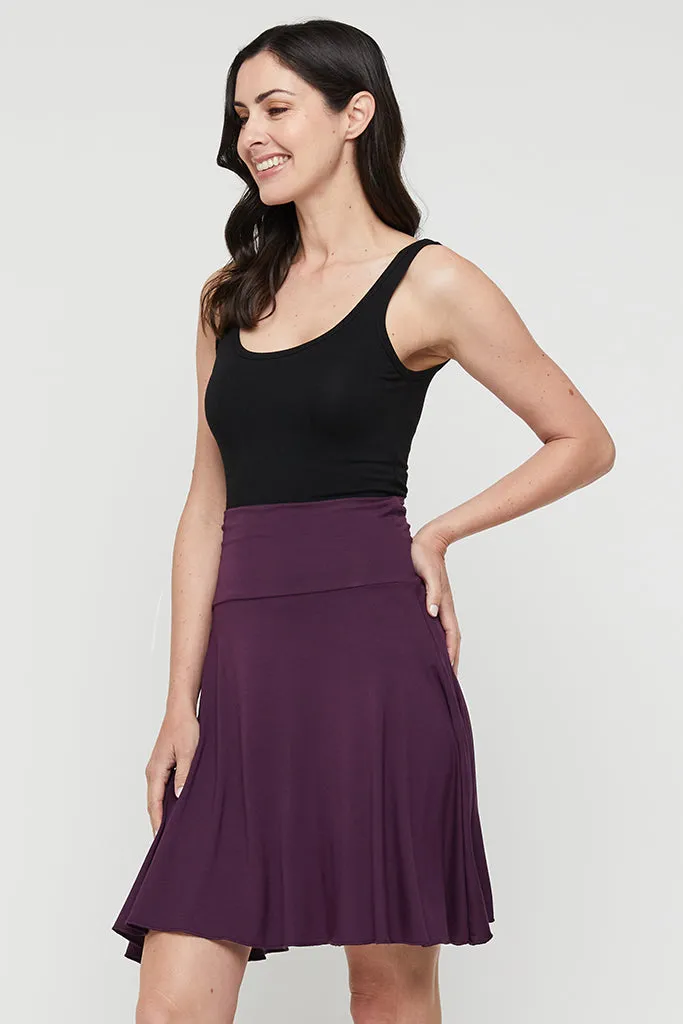 Cate Skirt - Plum