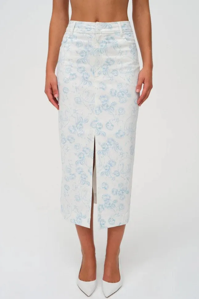 Chantal Denim Midi Skirt