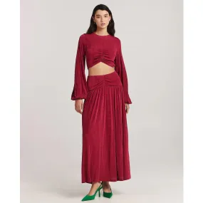 Charlie Holiday Kirra Maxi Skirt - Magenta