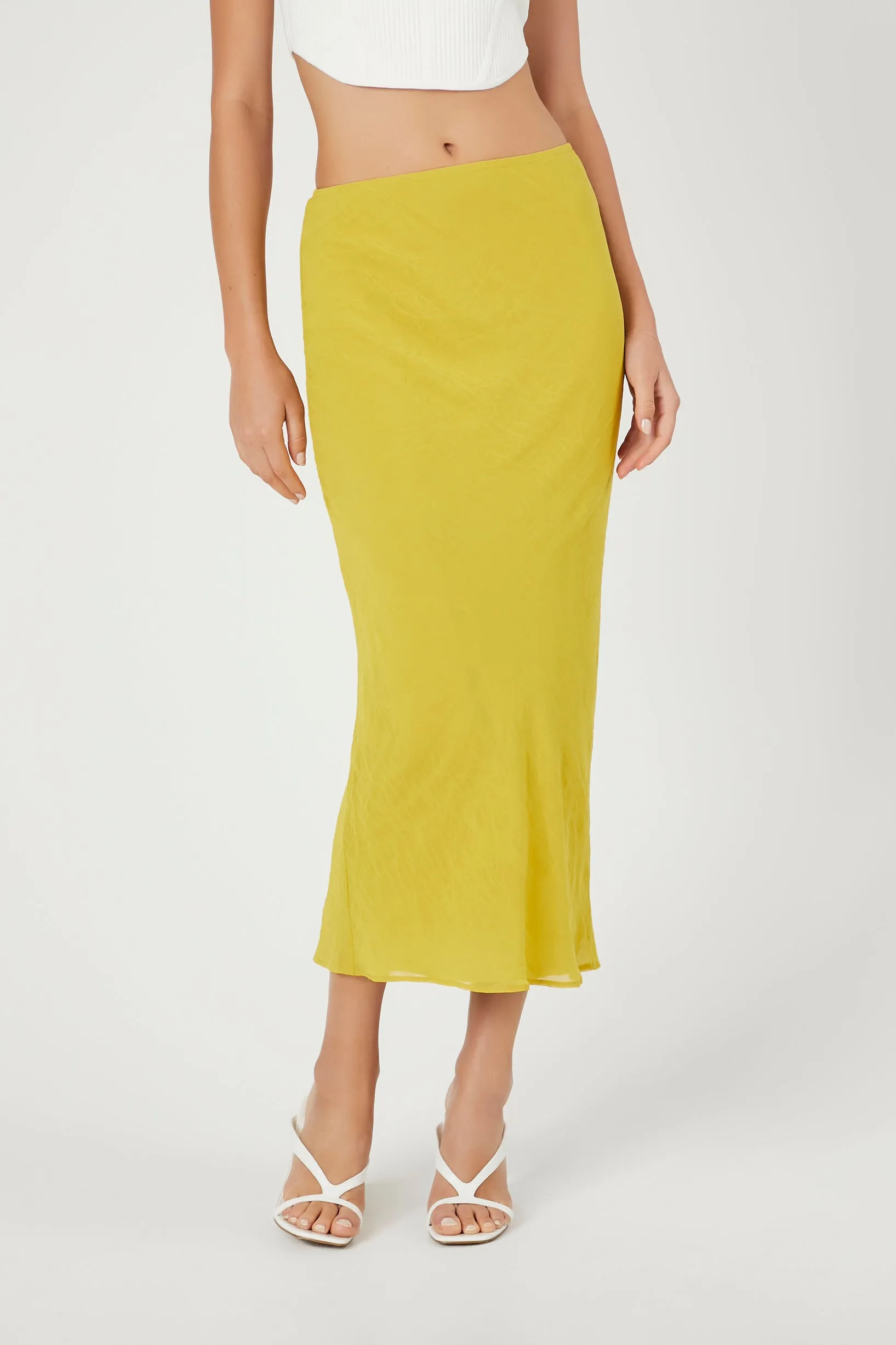 Elegant Chiffon Midi Skirt for Women – Flowing, Lightweight, and Versatile for Any Occasion