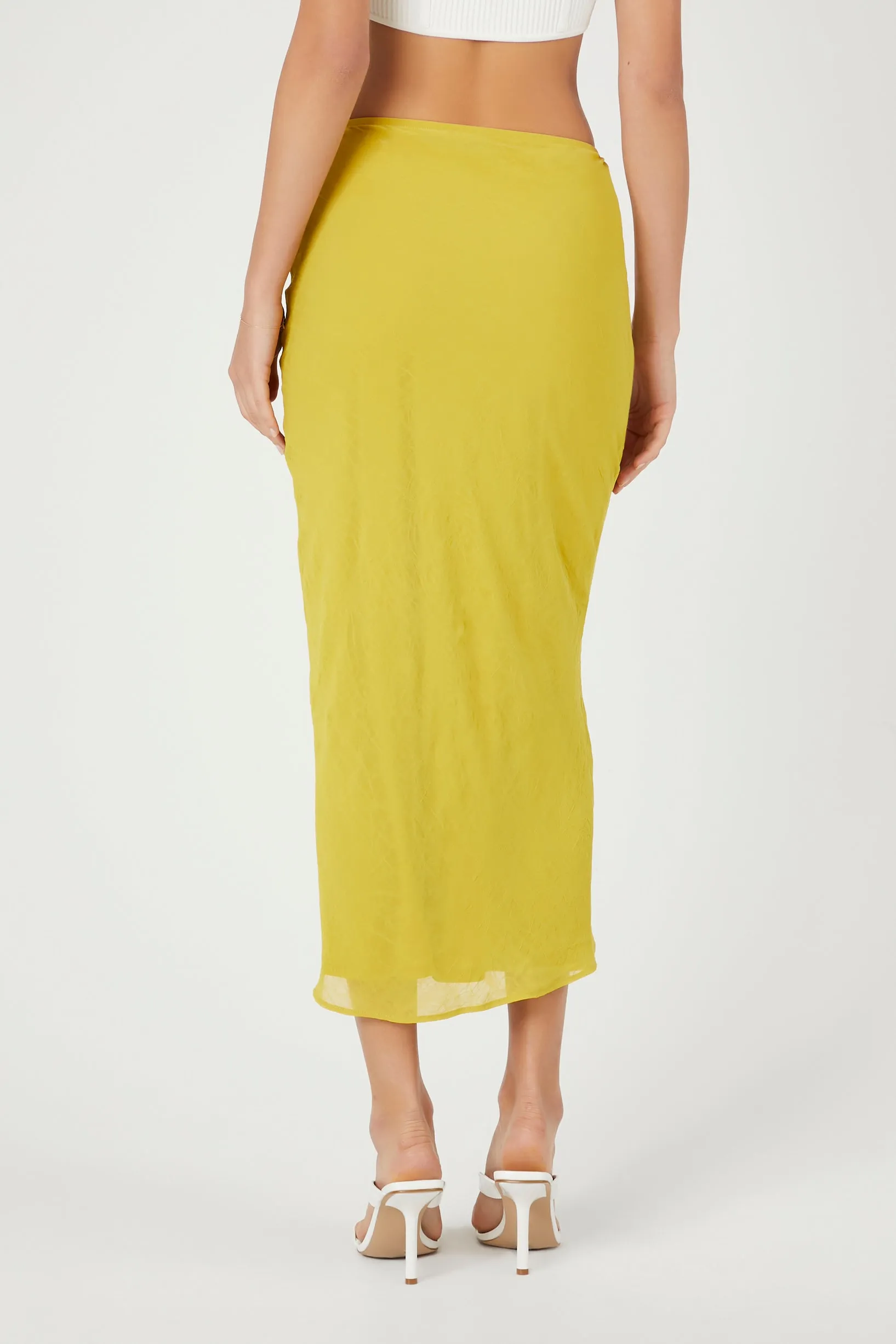 Elegant Chiffon Midi Skirt for Women – Flowing, Lightweight, and Versatile for Any Occasion