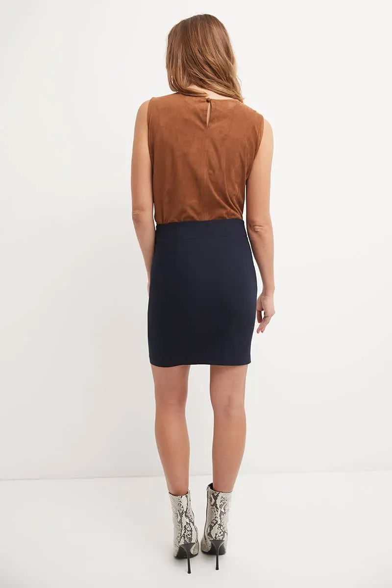 Classic 19” Above the Knee Pencil Skirt