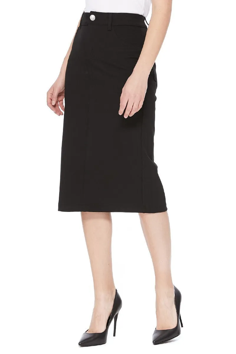 Classy Button Pencil Skirt