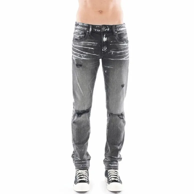 Cult Of Individuality Rocker Slim Denim (Silver Streak) 623A4-RS5C