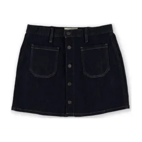 Denim & Supply Ralph Lauren Button-Front Denim Skirt, Black, 26