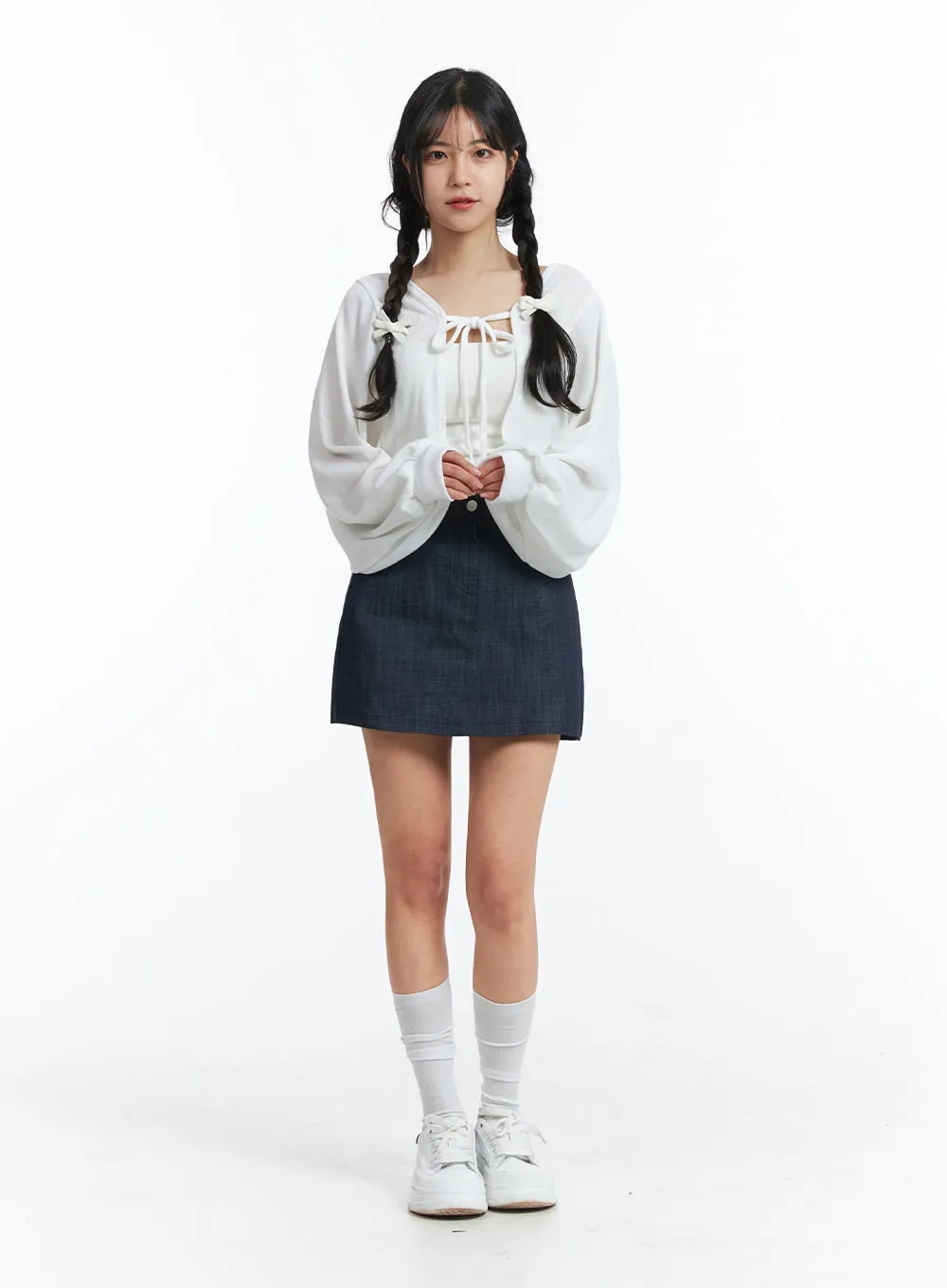 Denim Mini Skirt OJ426