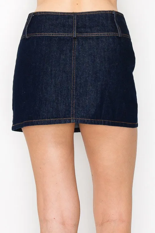 Denim Mini Skirt