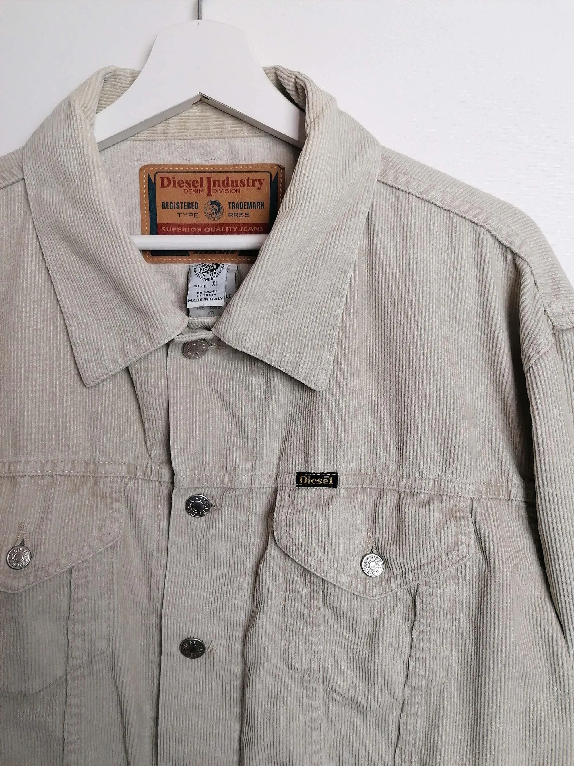 DIESEL Corduroy Trucker Jacket - size XL