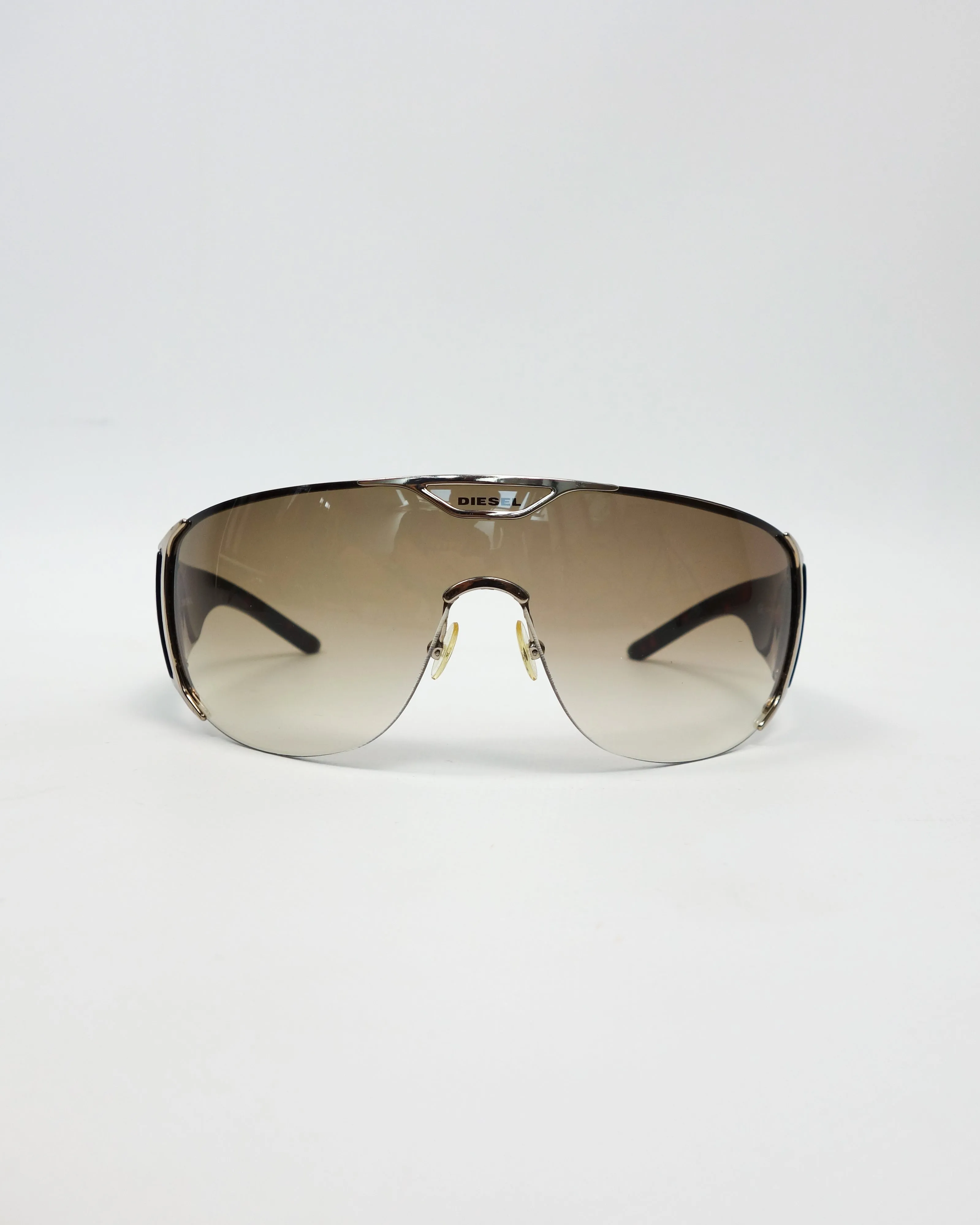 Diesel Mask Smoked Sunglasses 2000's