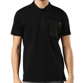 Diesel T-Temp Patch Pocket Polo Shirt - Black