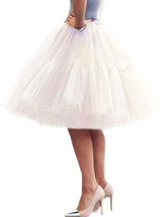 Elevate Your Style with Women's Swing Mini Tulle Skirt