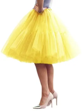 Elevate Your Style with Women's Swing Mini Tulle Skirt