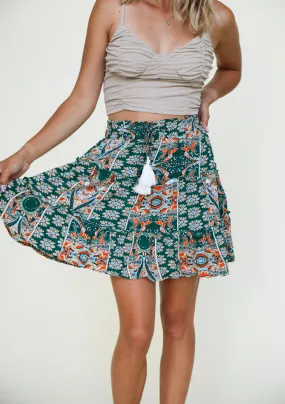 Eternal Garden Skirt In Green