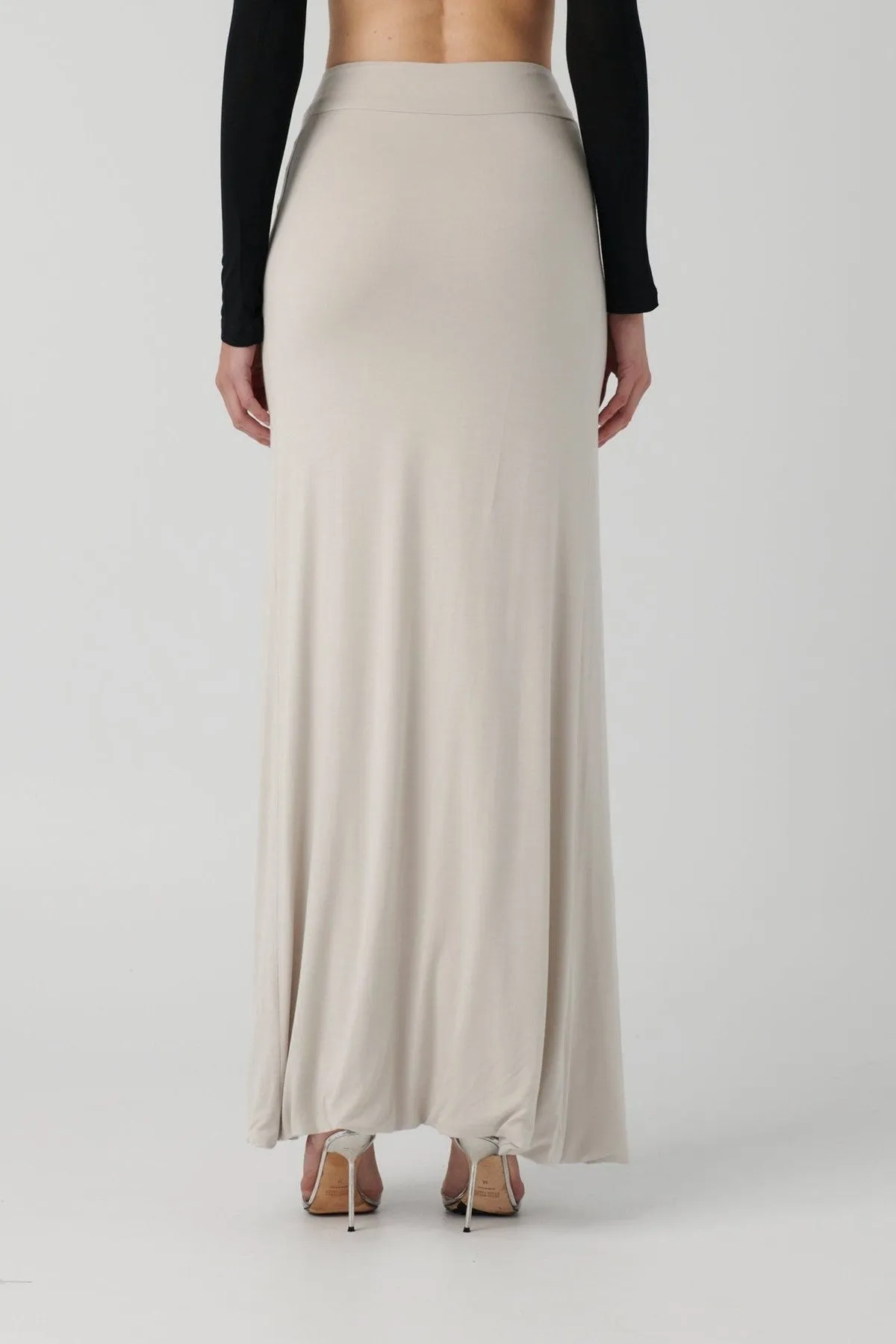 Gillian Maxi Skirt - Oyster