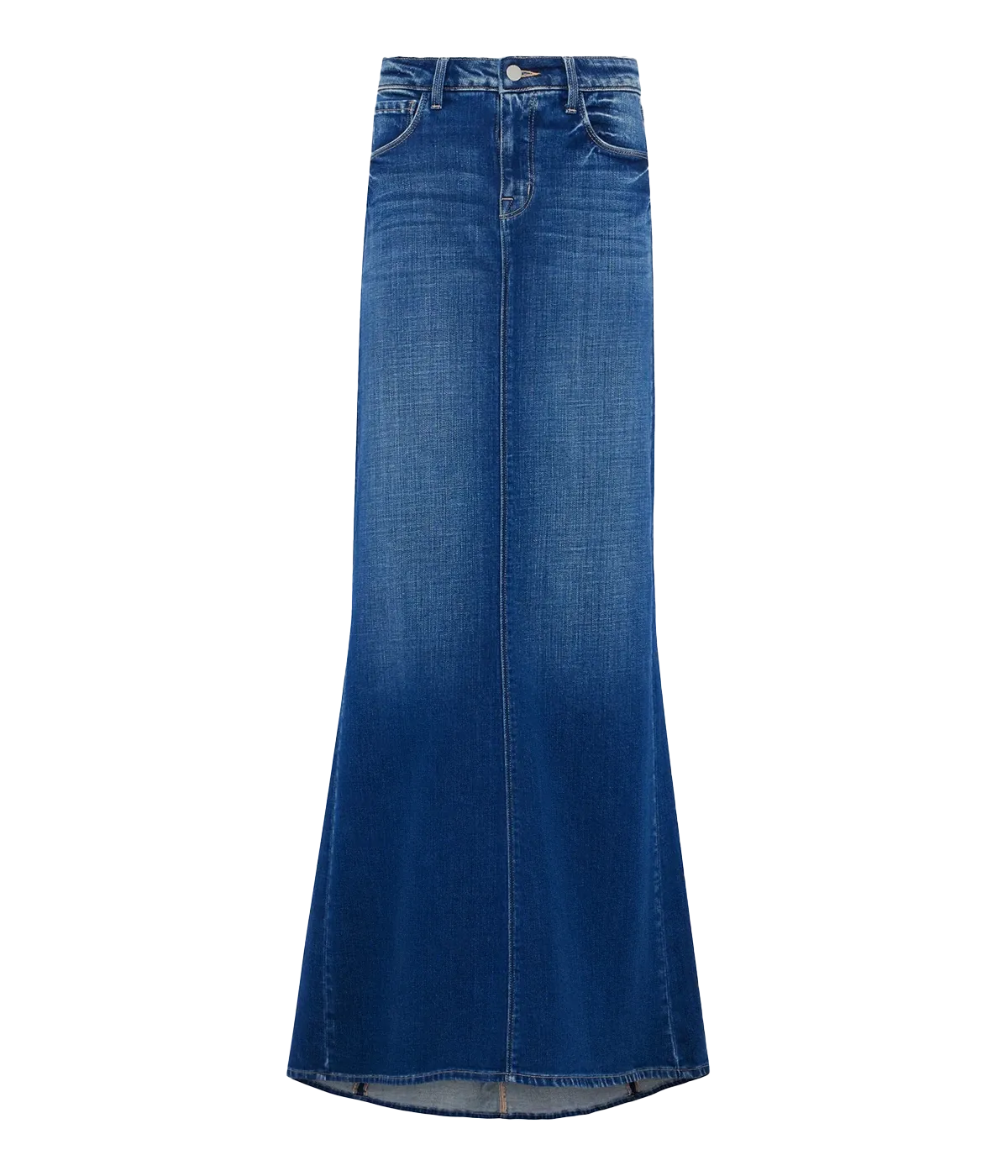 Kailani Mermaid Denim Skirt in Athos