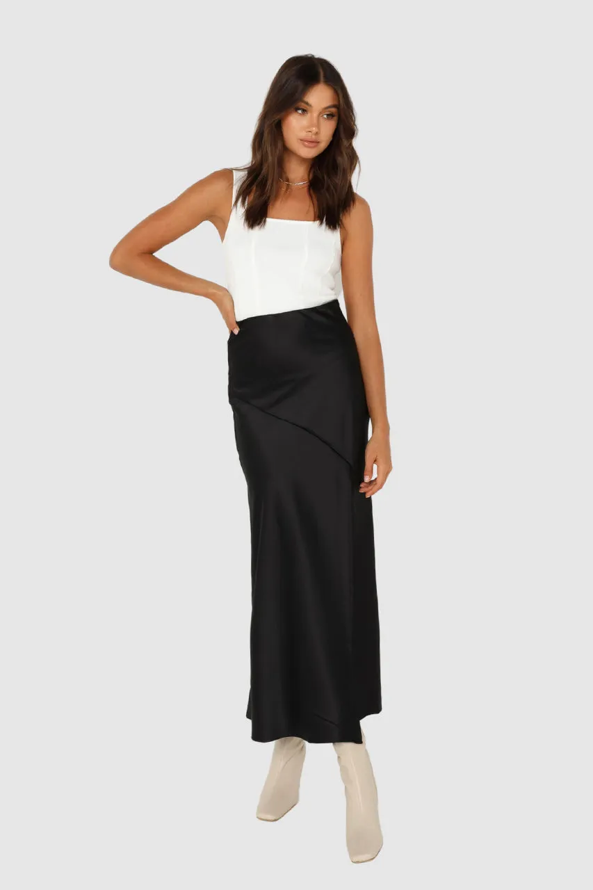 Layla Midi Skirt | Black