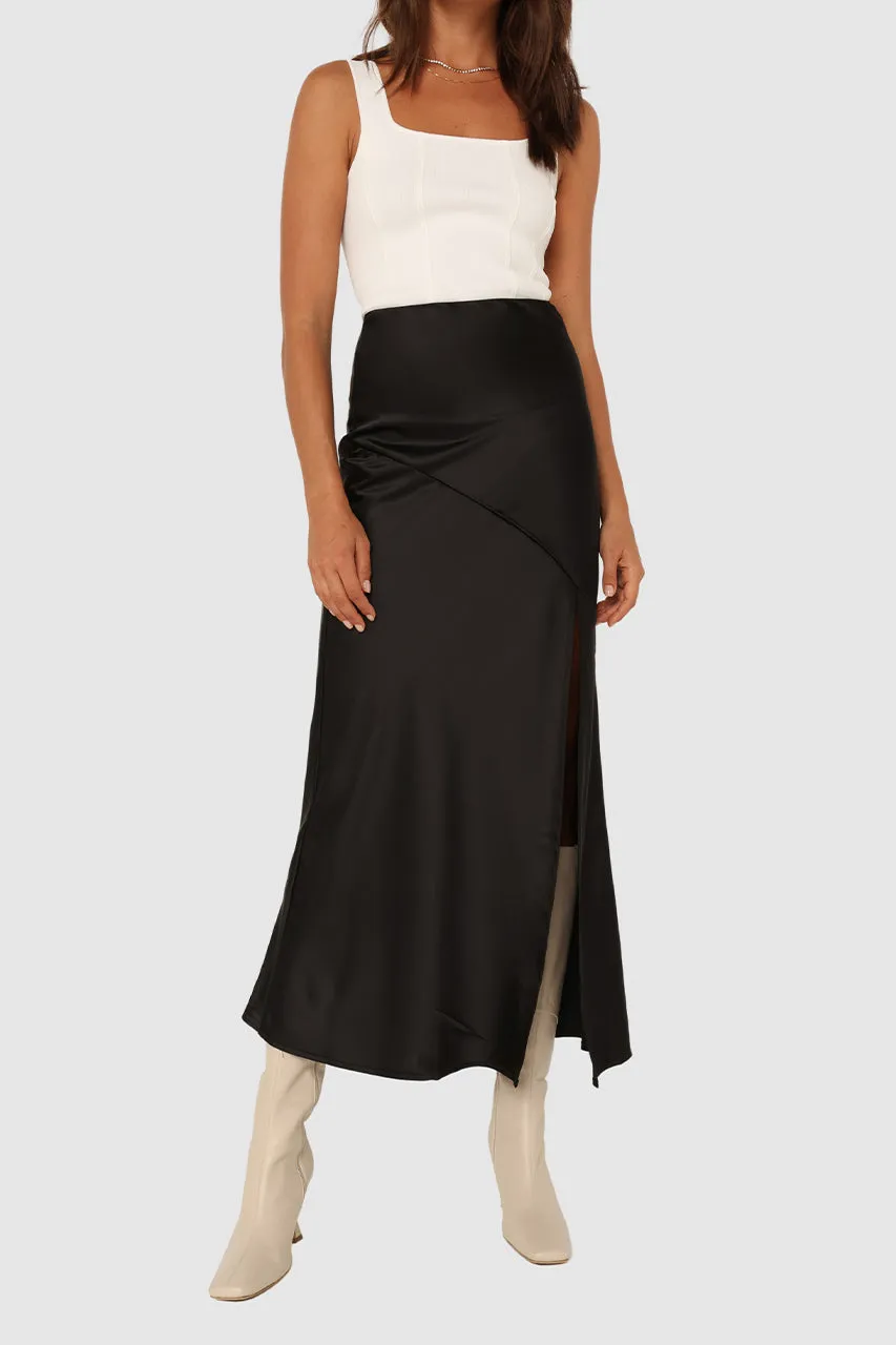 Layla Midi Skirt | Black