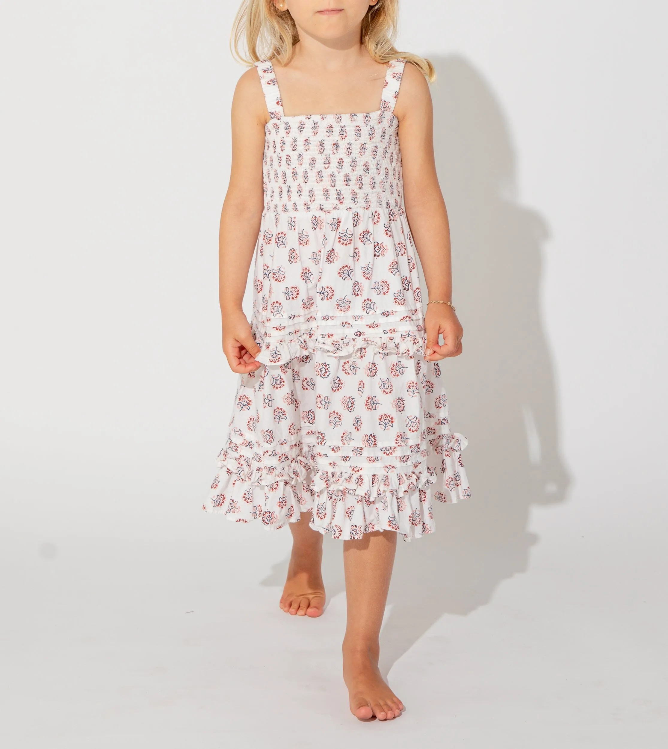 Littles Abigail Dress | Belize Blossom