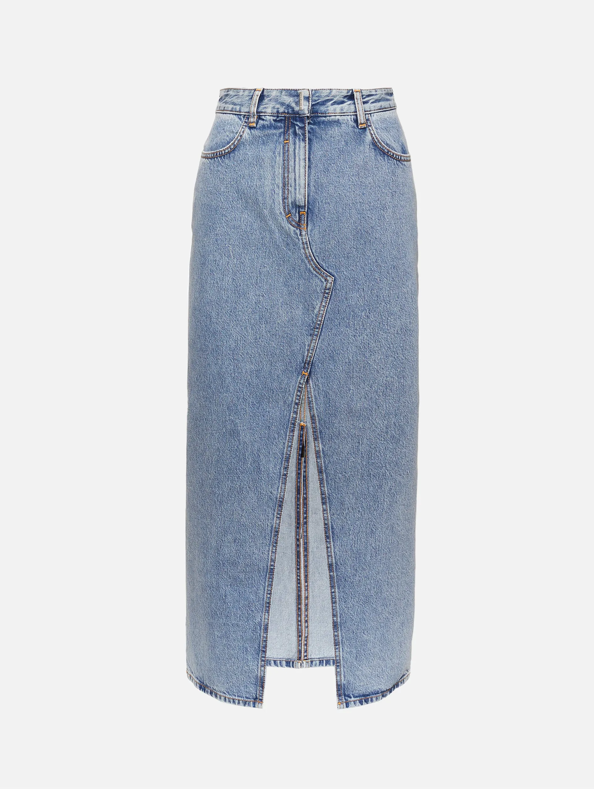 Long Denim Skirt