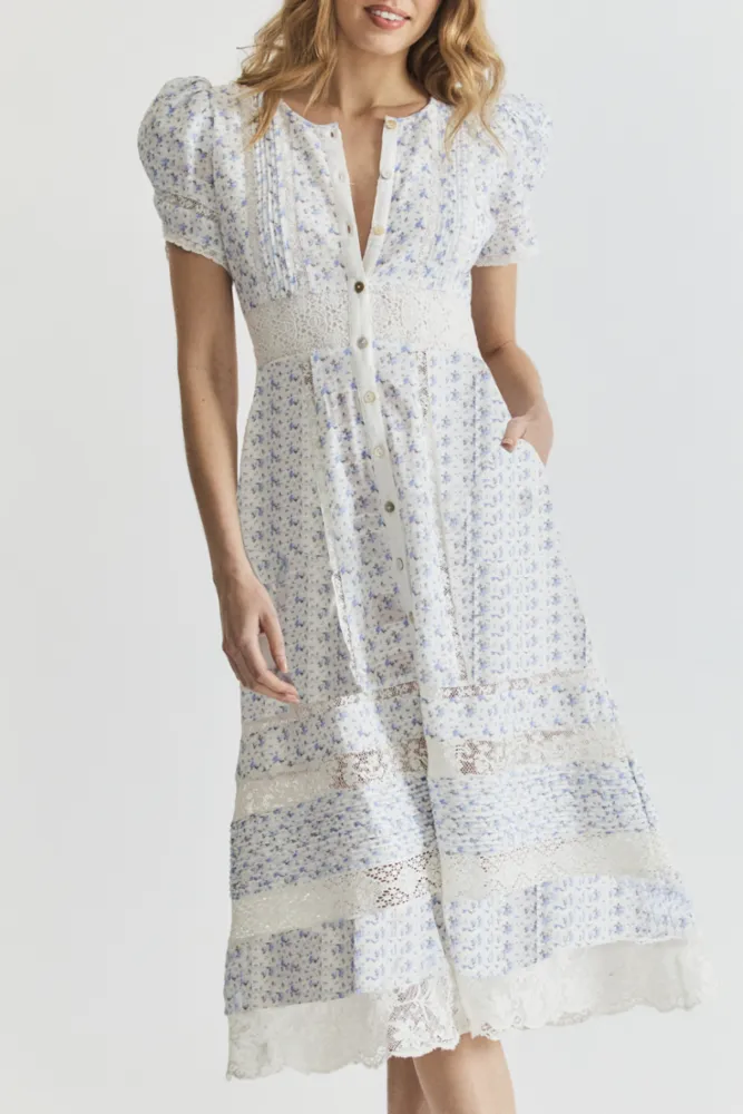 Loveshackfancy - Tamsin Maxi Dress - Calm Waters