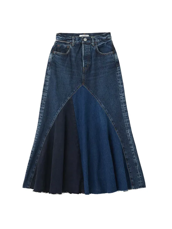 MV Vicksburg Skirt in Dark Blue