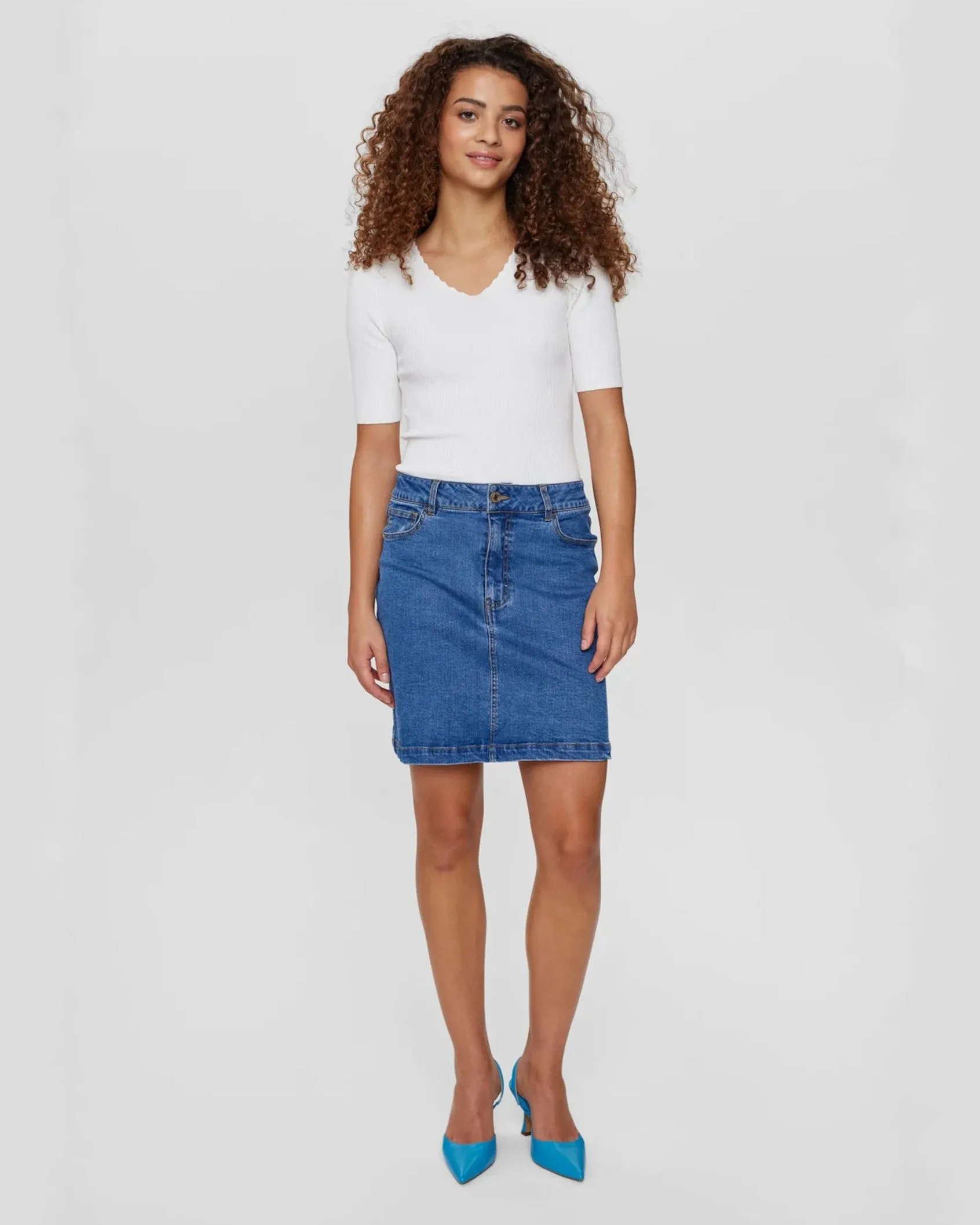 Numph Nululu Denim Skirt