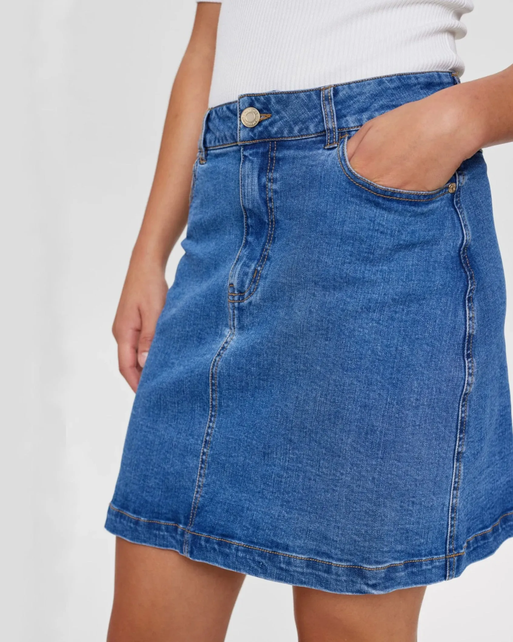 Numph Nululu Denim Skirt