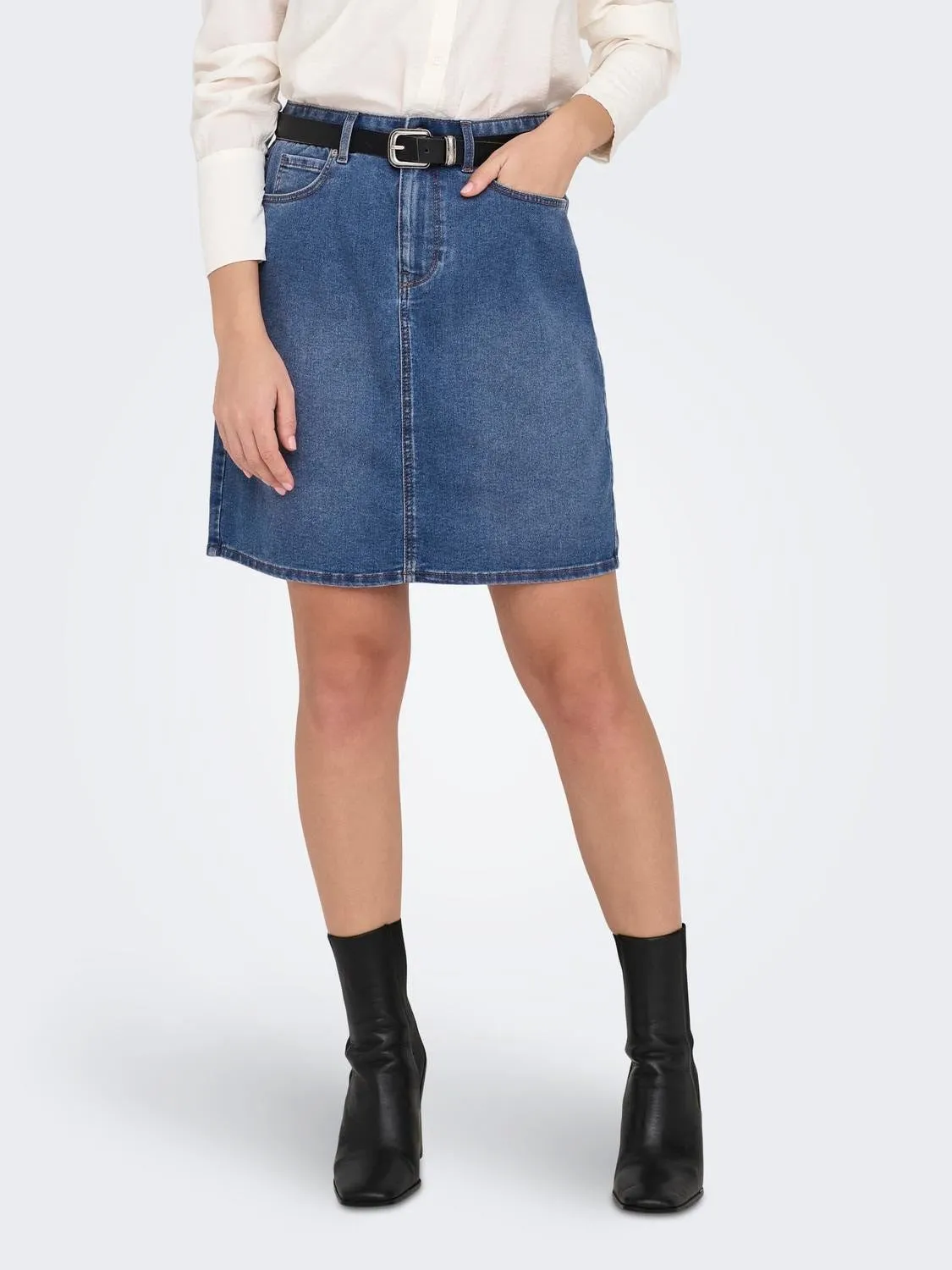 ONLY Wonder High Waist Denim Skirt