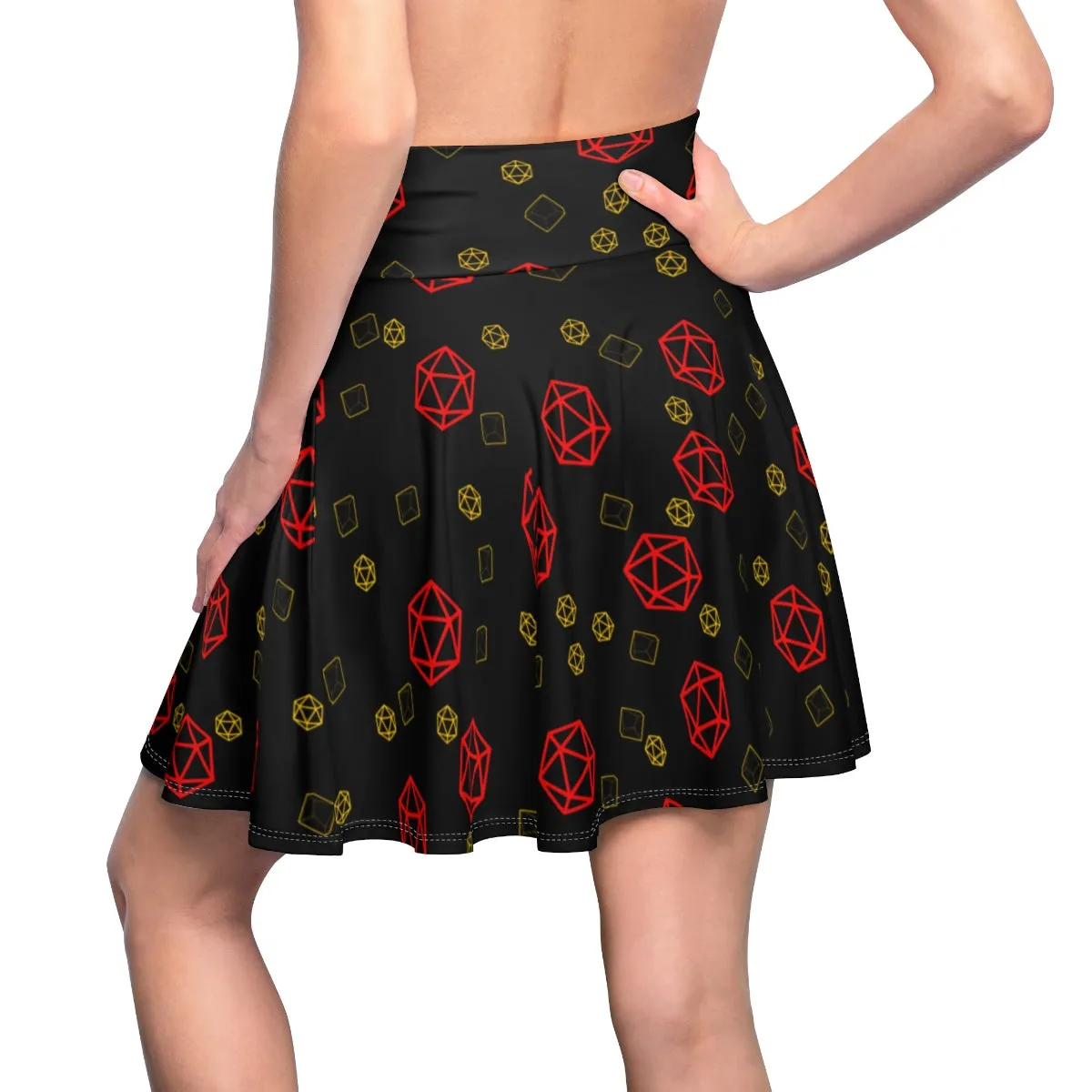 Red and Gold D20 Dice Skirt