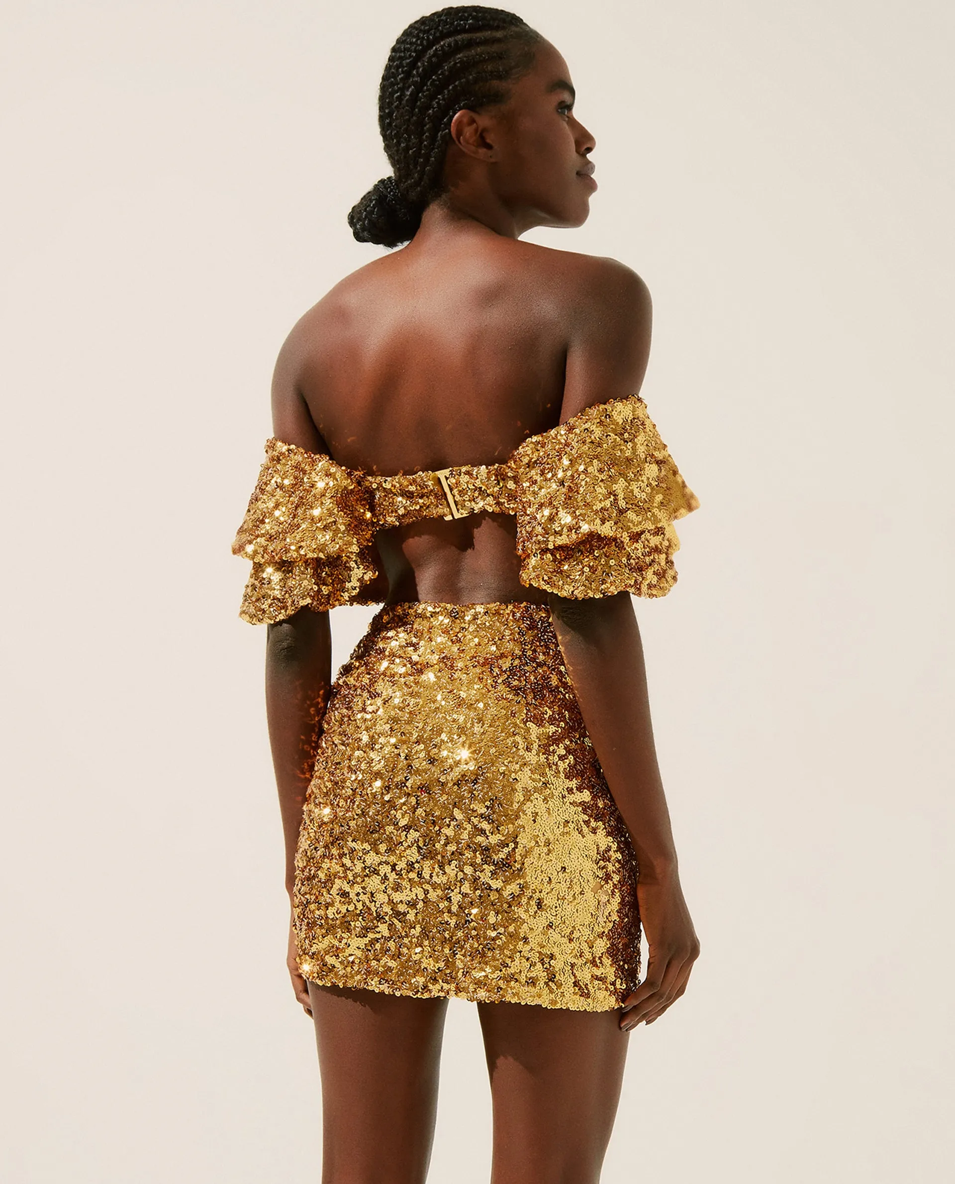 Sparkling Golden Skirt