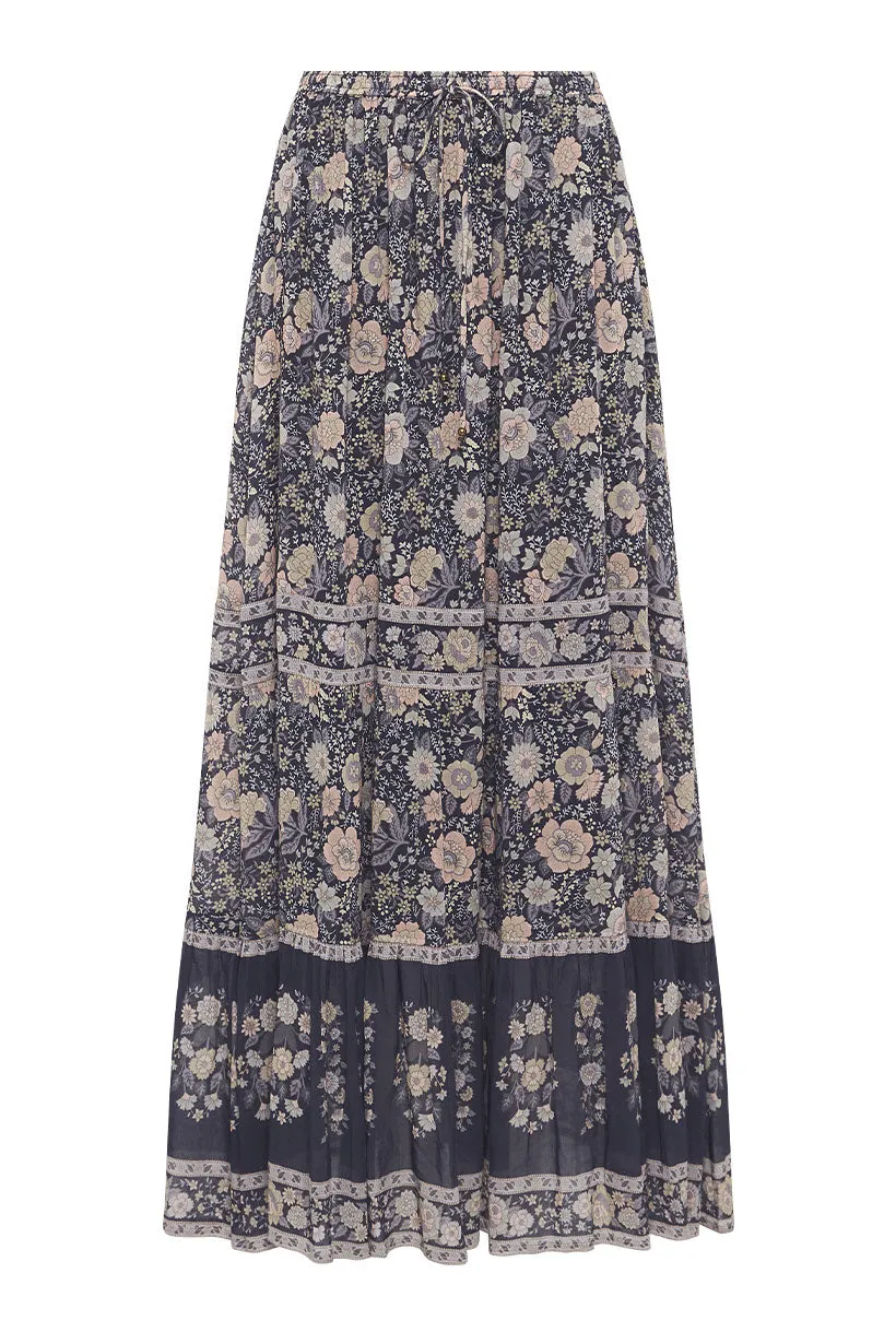 Spell & The Gypsy Juniper Maxi Skirt Charcoal