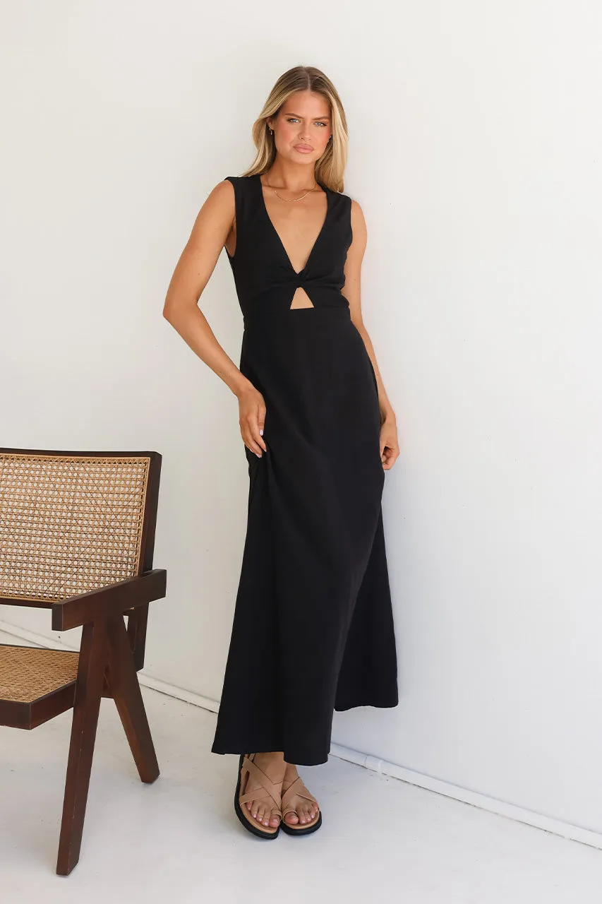 Stephie Maxi Dress | Black