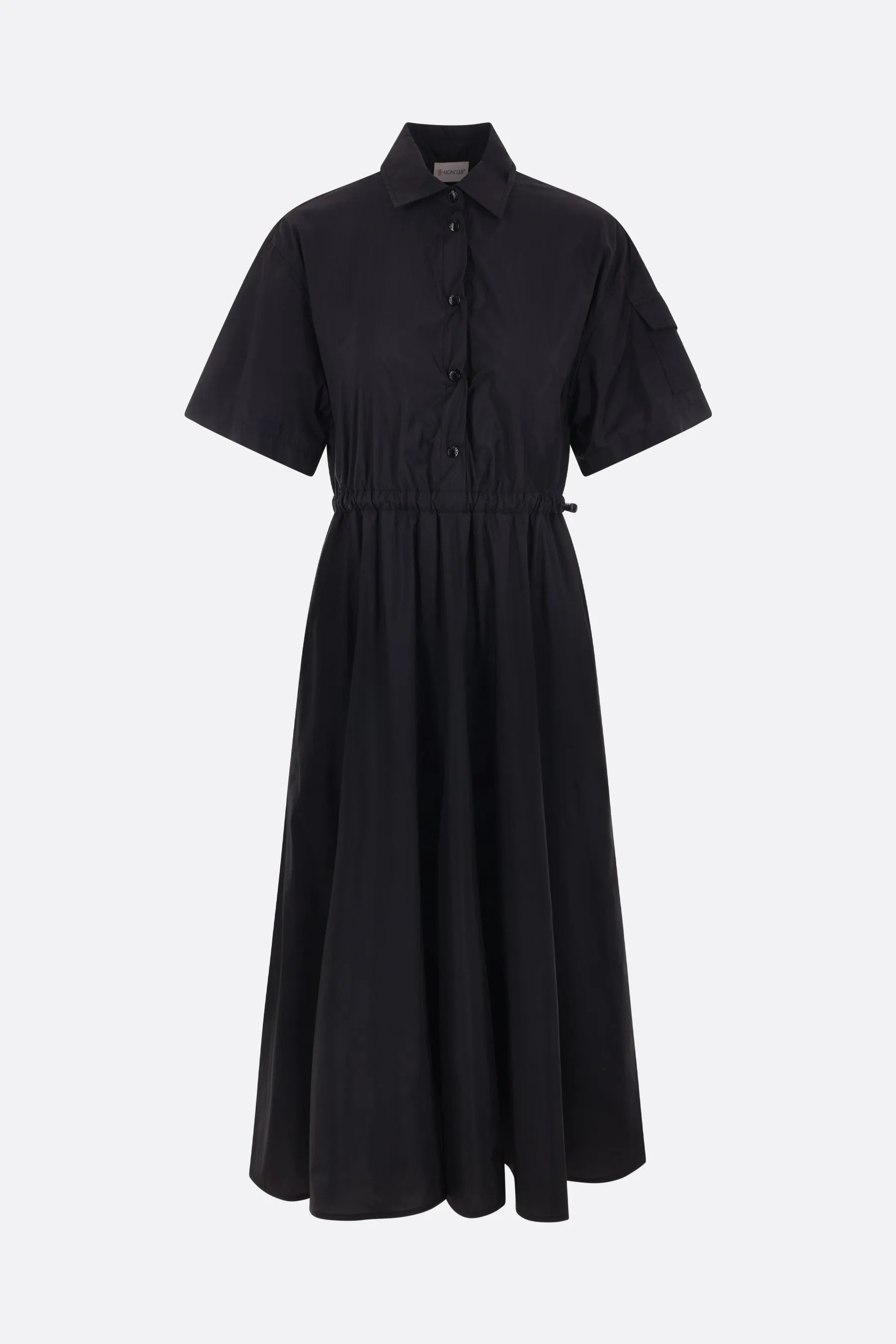 technical poplin shirt dress