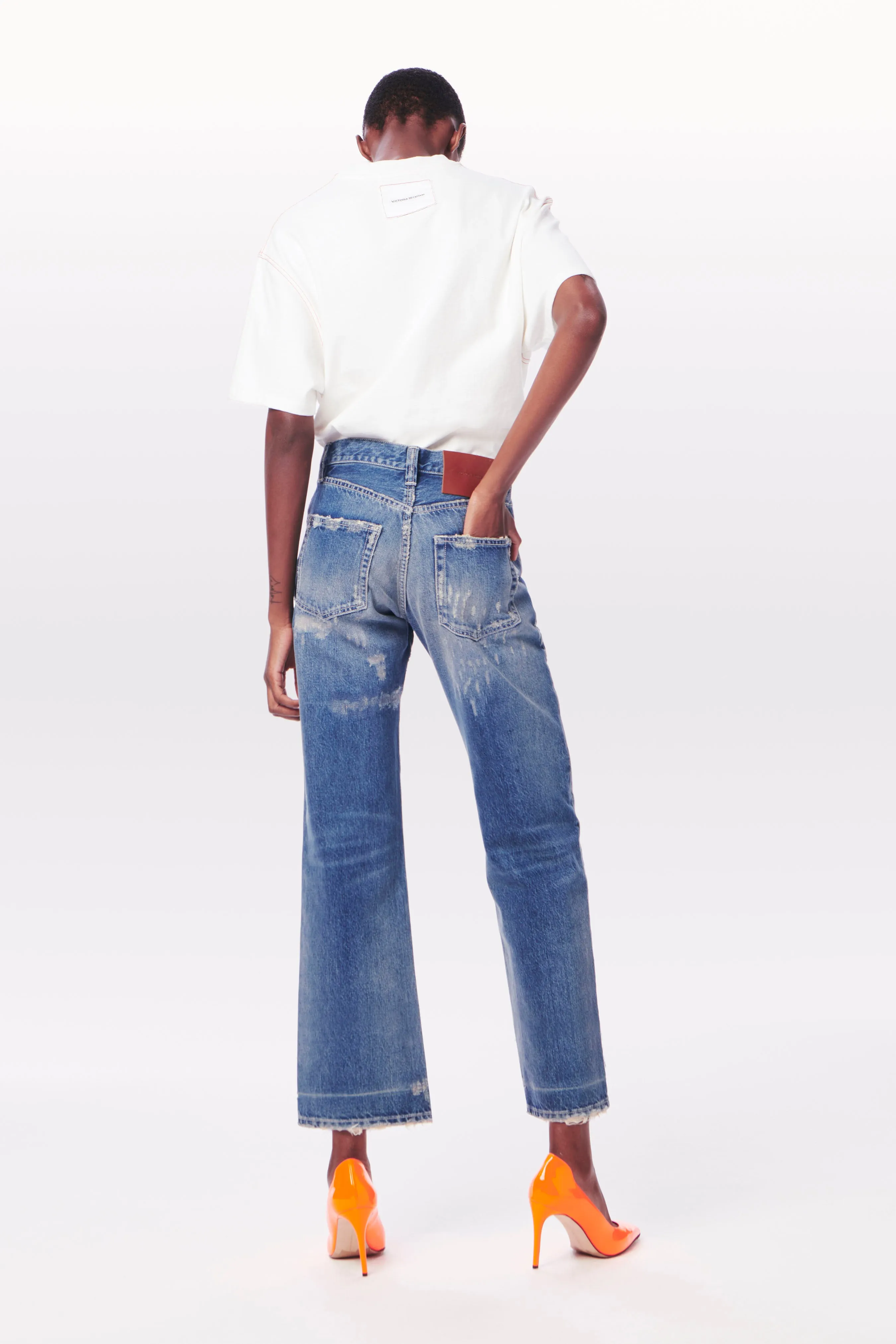 Victoria Mid-Rise Jean in Vintage Wash