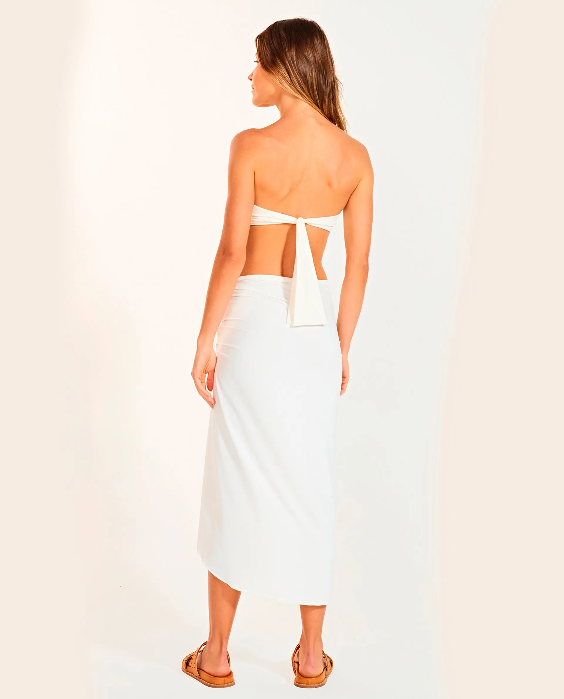 White Sand Midi Skirt