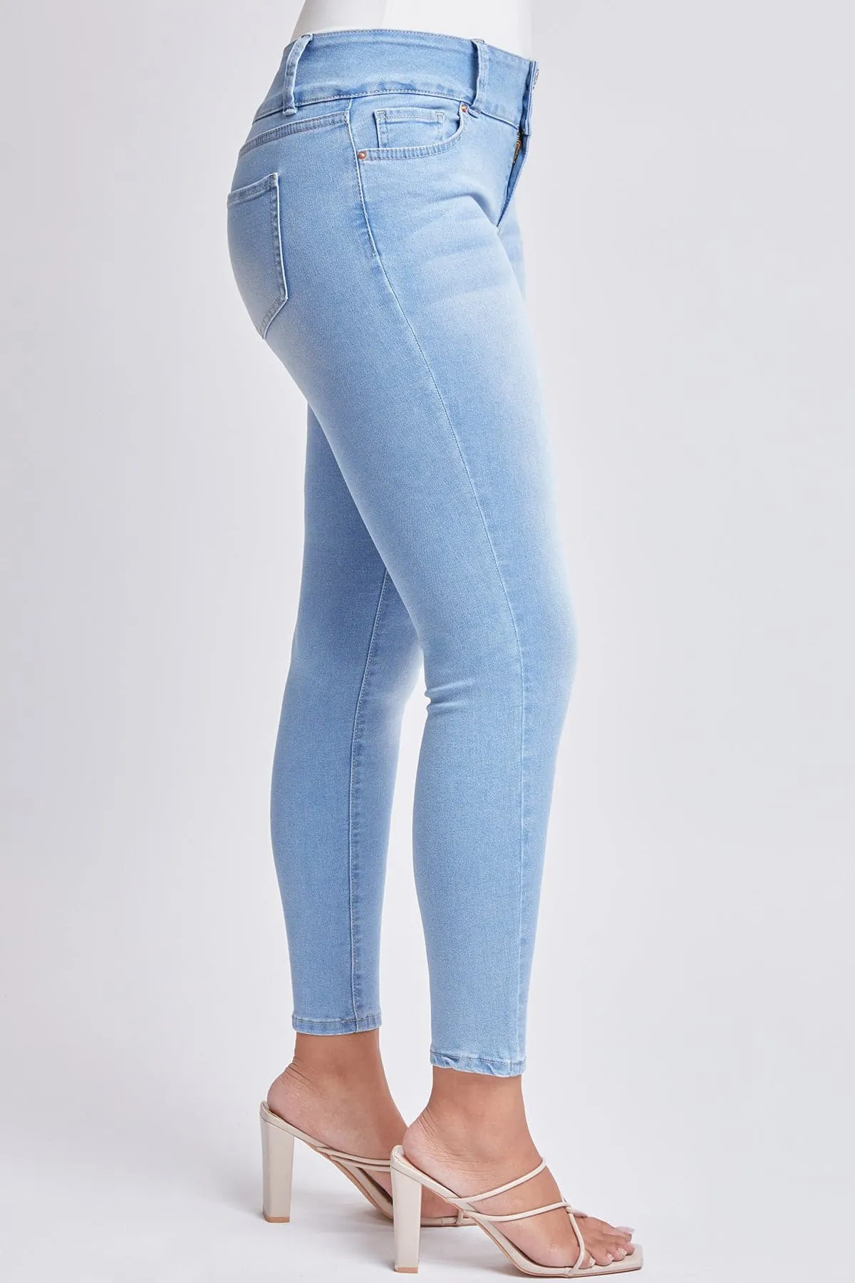 Women's Essential 3 Button Skinny Jeans