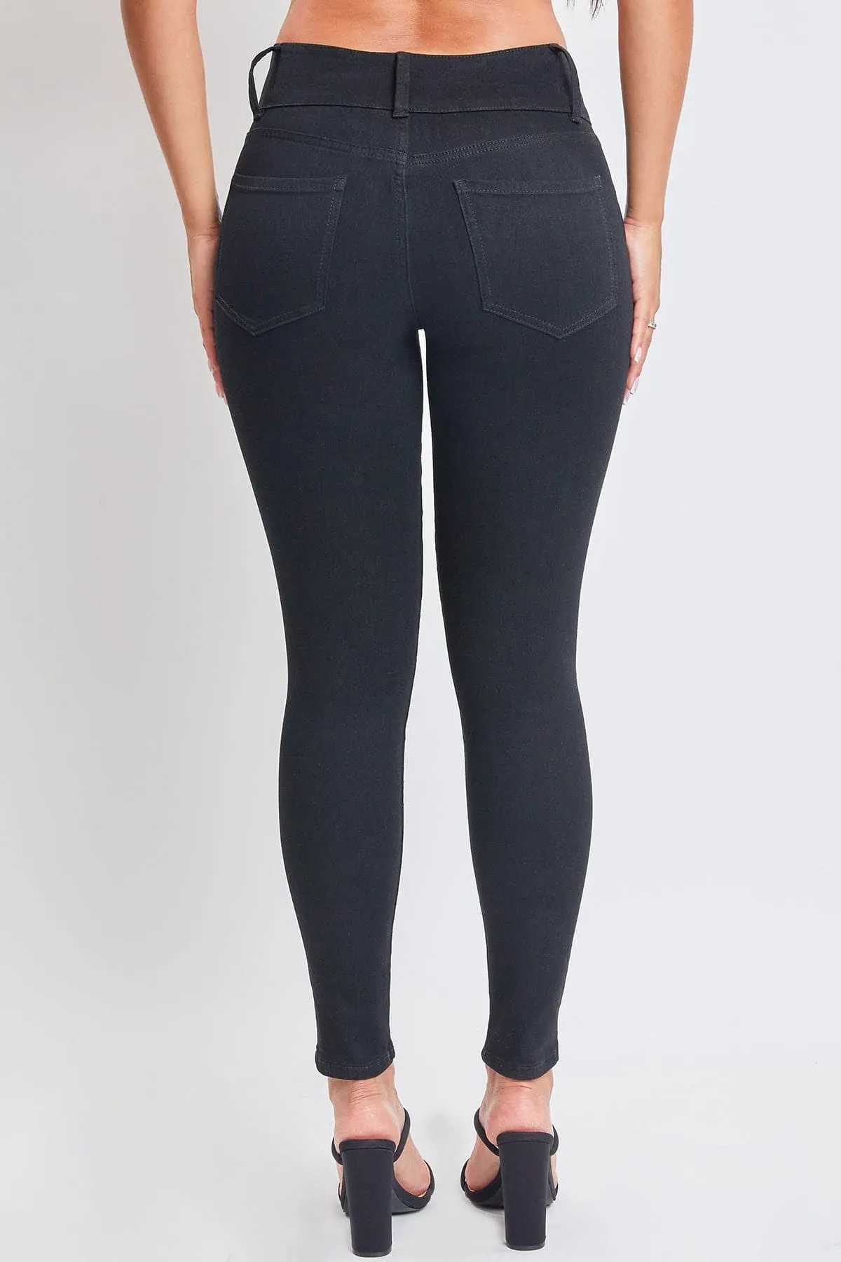 Women's Essential 3 Button Skinny Jeans