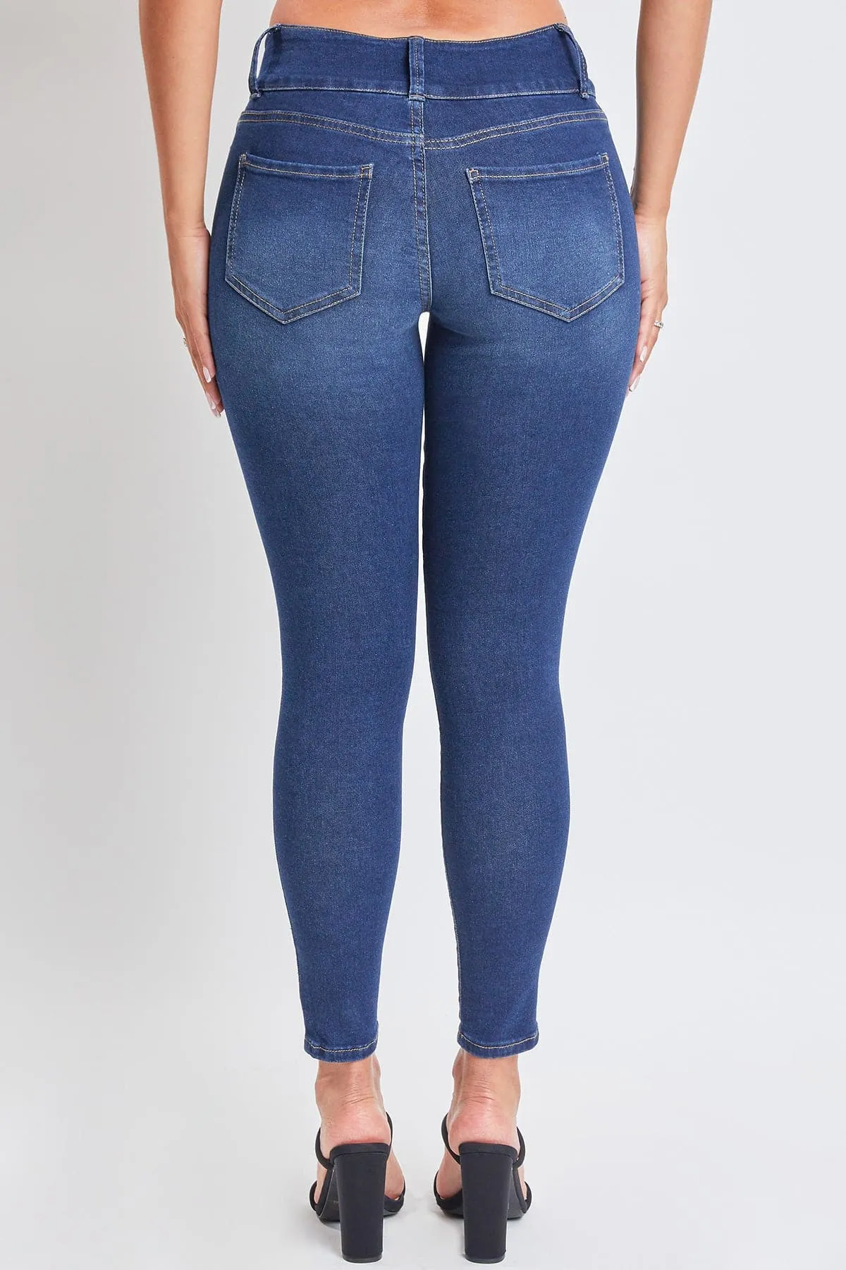 Women's Essential 3 Button Skinny Jeans