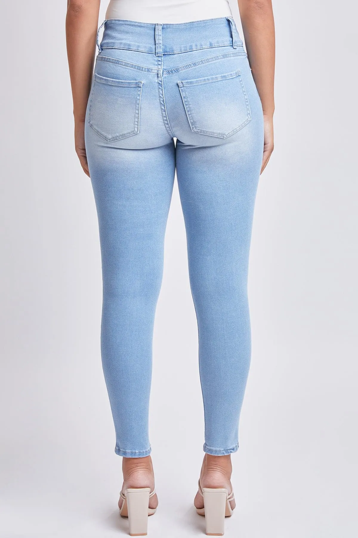 Women's Essential 3 Button Skinny Jeans